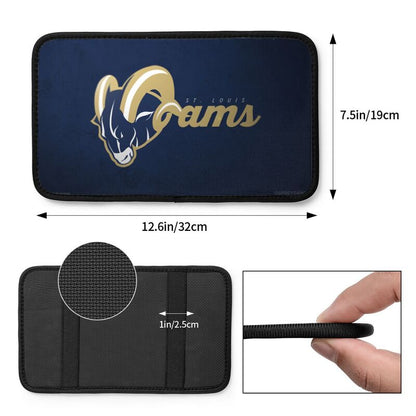 Los Angeles Rams Printed car armrest box pad anti-abrasion pad