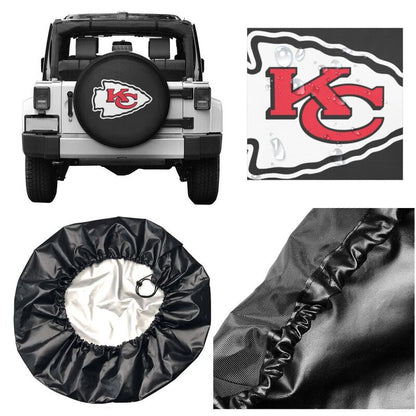 Kansas City Chiefs Tyre protective cover car dustproof sunscreen tyre protective cover