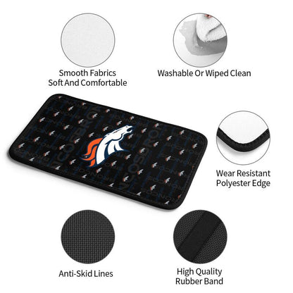 Denver Broncos printed Car handrail cushion Personalized car armrest cover