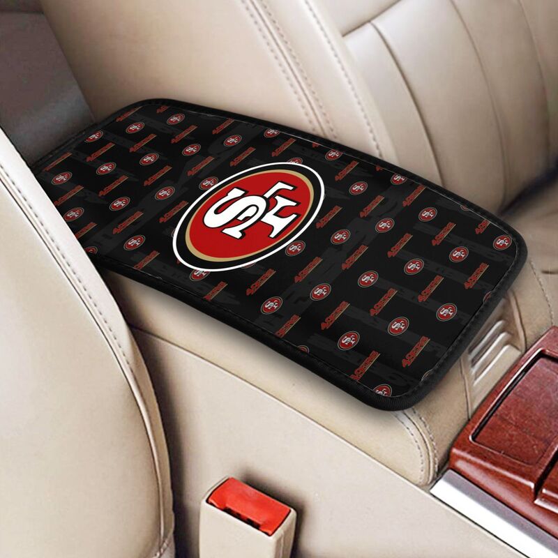 San Francisco 49ers printed Car handrail cushion Personalized car armrest cover
