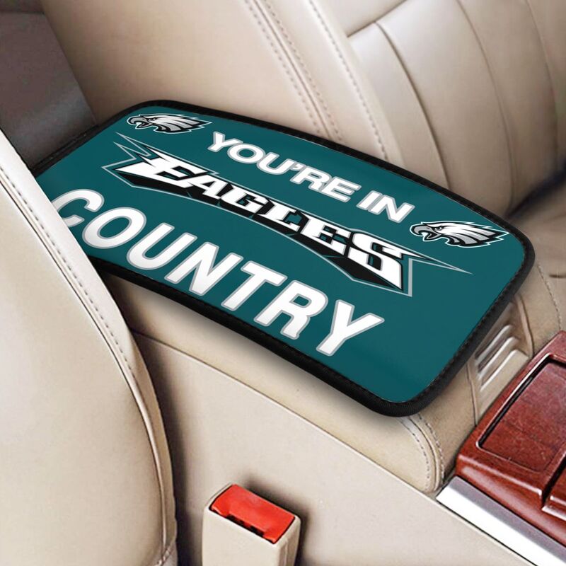 Philadelphia Eagles Printed car armrest box pad elbow support pad