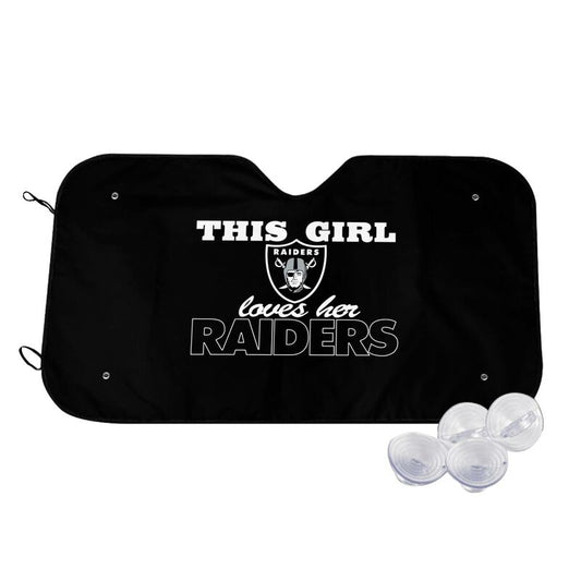Las Vegas Raiders Printing multi size car front windshield sunshade car windshield sunshade