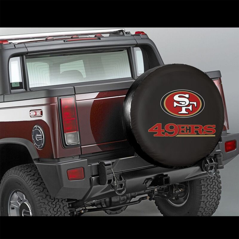 San Francisco 49ers 3 car dustproof sunscreen tyre protective cover Tyre protective cover