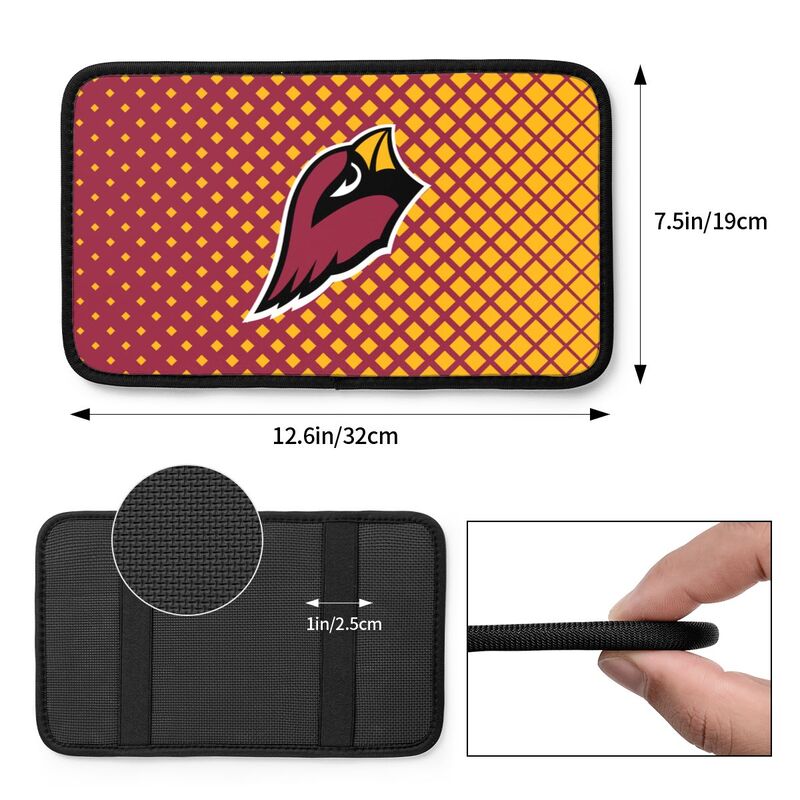 Arizona Cardinals Car handrail box cushion Personalized printed car armrest cover