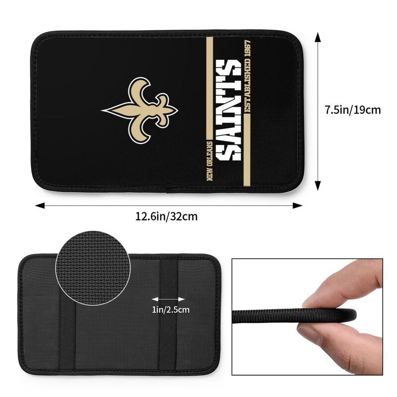 New Orleans Saints Printed car armrest box pad Protective pad
