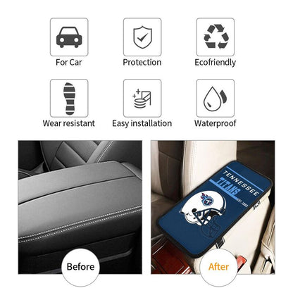 Tennessee Titans Print car armrest box cushion armrest protective cover