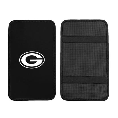 Car armrest box pad Green Bay Packers 1 Printed center armrest box pad protective pad