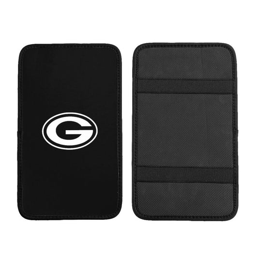 Car armrest box pad Green Bay Packers 1 Printed center armrest box pad protective pad
