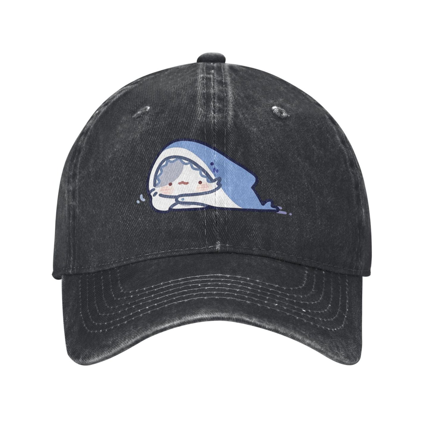 Shark Printed Printed unisex baseball cap adjustable cap outdoor sun hats trucker hat