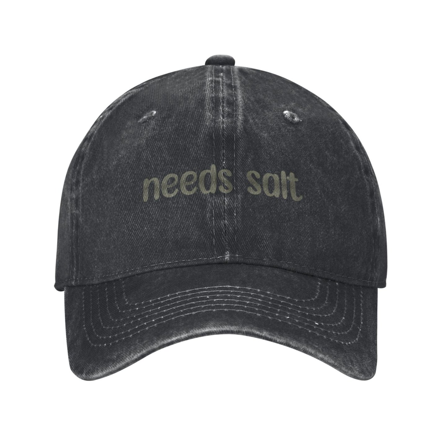 Needs Salt Printed unisex baseball cap outdoor hats adjustable cap trucker gift hat