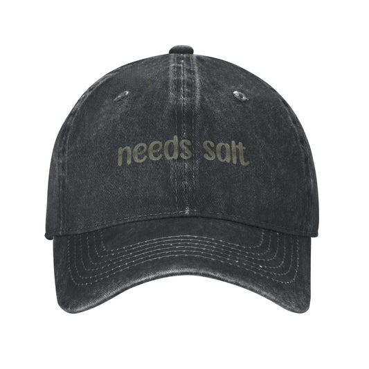 Needs Salt Printed unisex baseball cap outdoor hats adjustable cap trucker gift hat