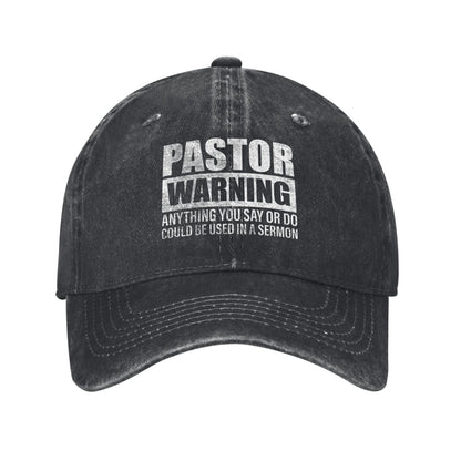 Anything You Say Or Do Could Be Used In A Sermon Printed unisex baseball cap adjustable cap outdoor sun hats trucker hat