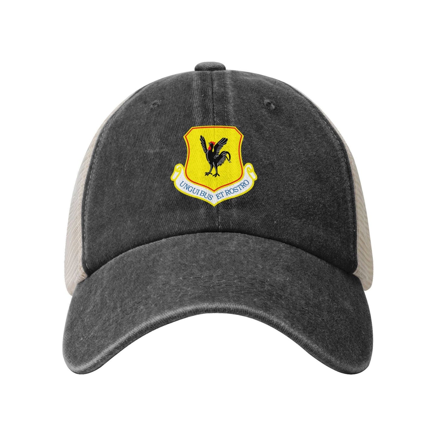 USAF-18th Wing Printed unisex baseball cap adjustable grid baseball cap veteran gift