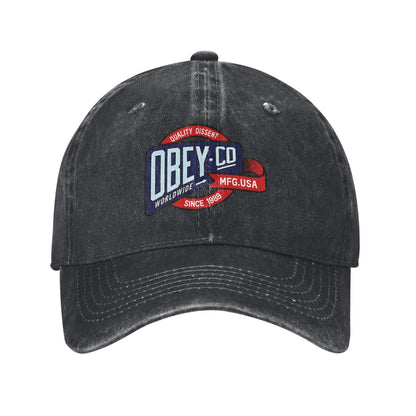 QUALITY DISSENT MFG.USA SINCE 1989 Printed unisex baseball cap adjustable cap outdoor sun hats trucker hat