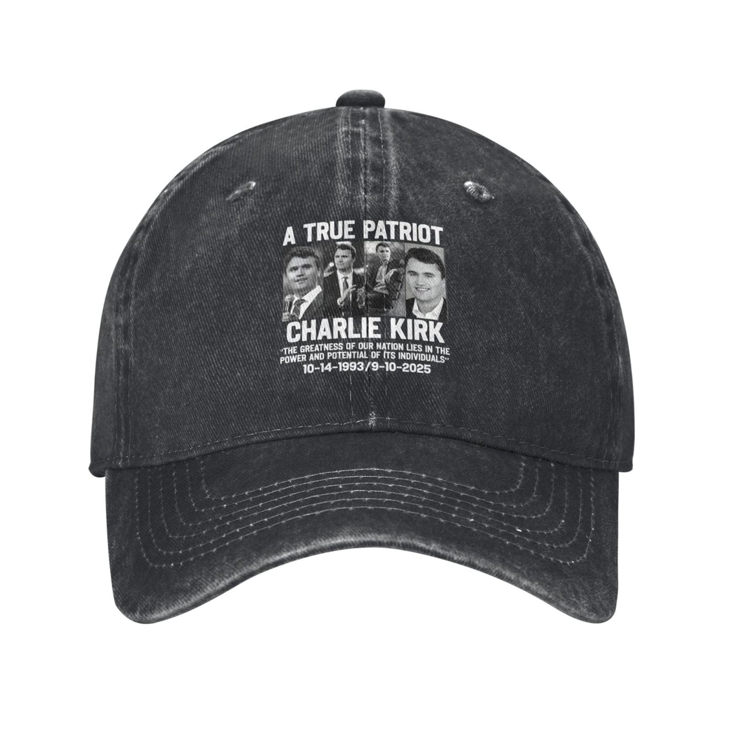 Charlie Kirk A True Patriot Printed unisex baseball cap outdoor hats adjustable cap trucker gift hat