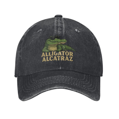 Alligator Alcatraz Cool Sunglasses Printed unisex baseball cap outdoor hats adjustable cap trucker gift hat