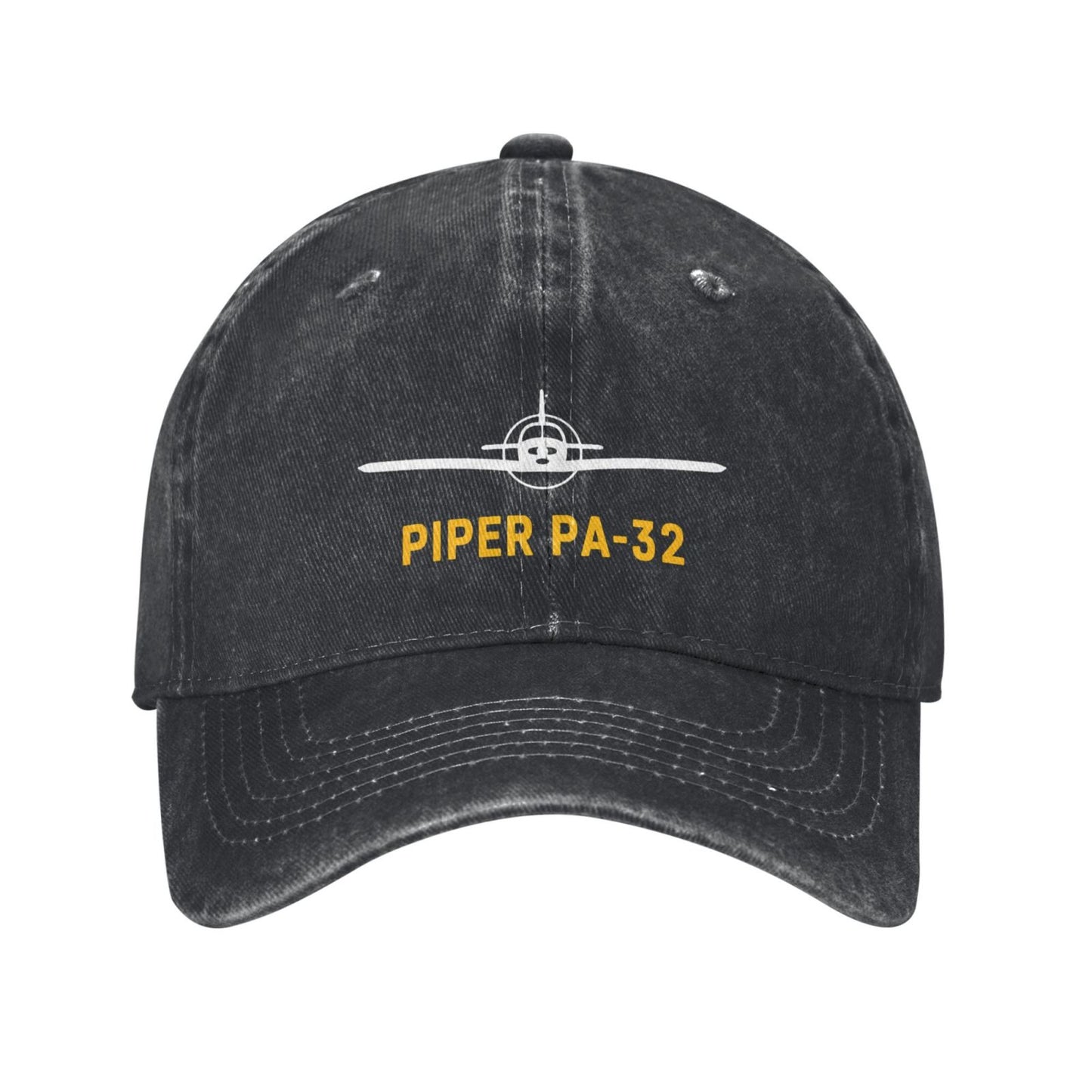 Piper PA-32 Printing unisex baseball cap adjustable hats Outdoor leisure hat veteran gift