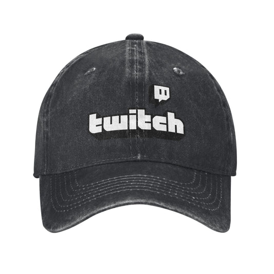TWITCH Printing Printed unisex baseball cap adjustable cap outdoor sun hats trucker hat