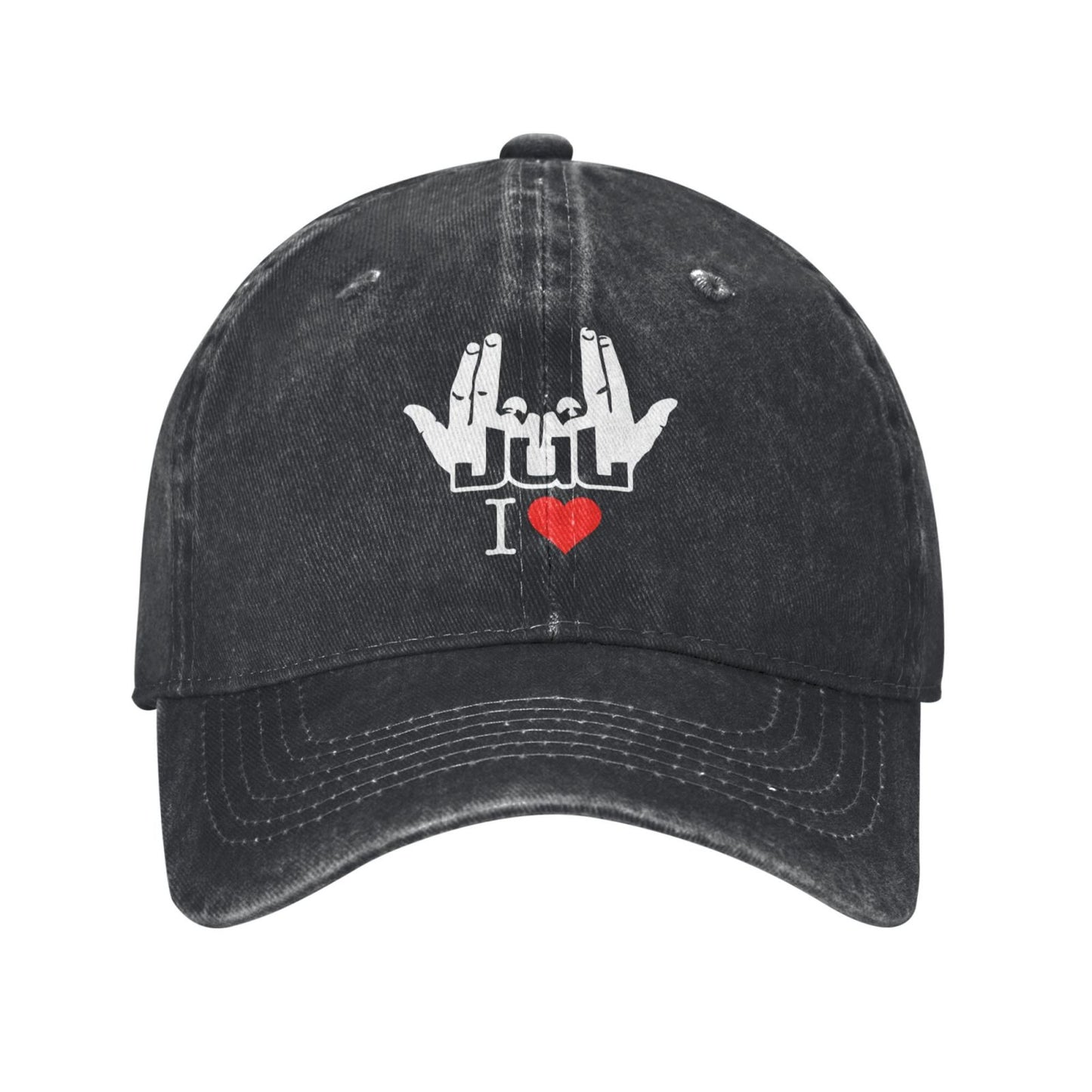 July Signature And Peace Printed unisex baseball cap adjustable cap outdoor sun hats trucker hat