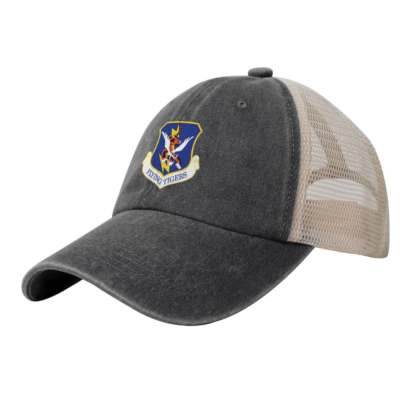 23d Wing Printed unisex baseball cap adjustable grid baseball cap veteran gift