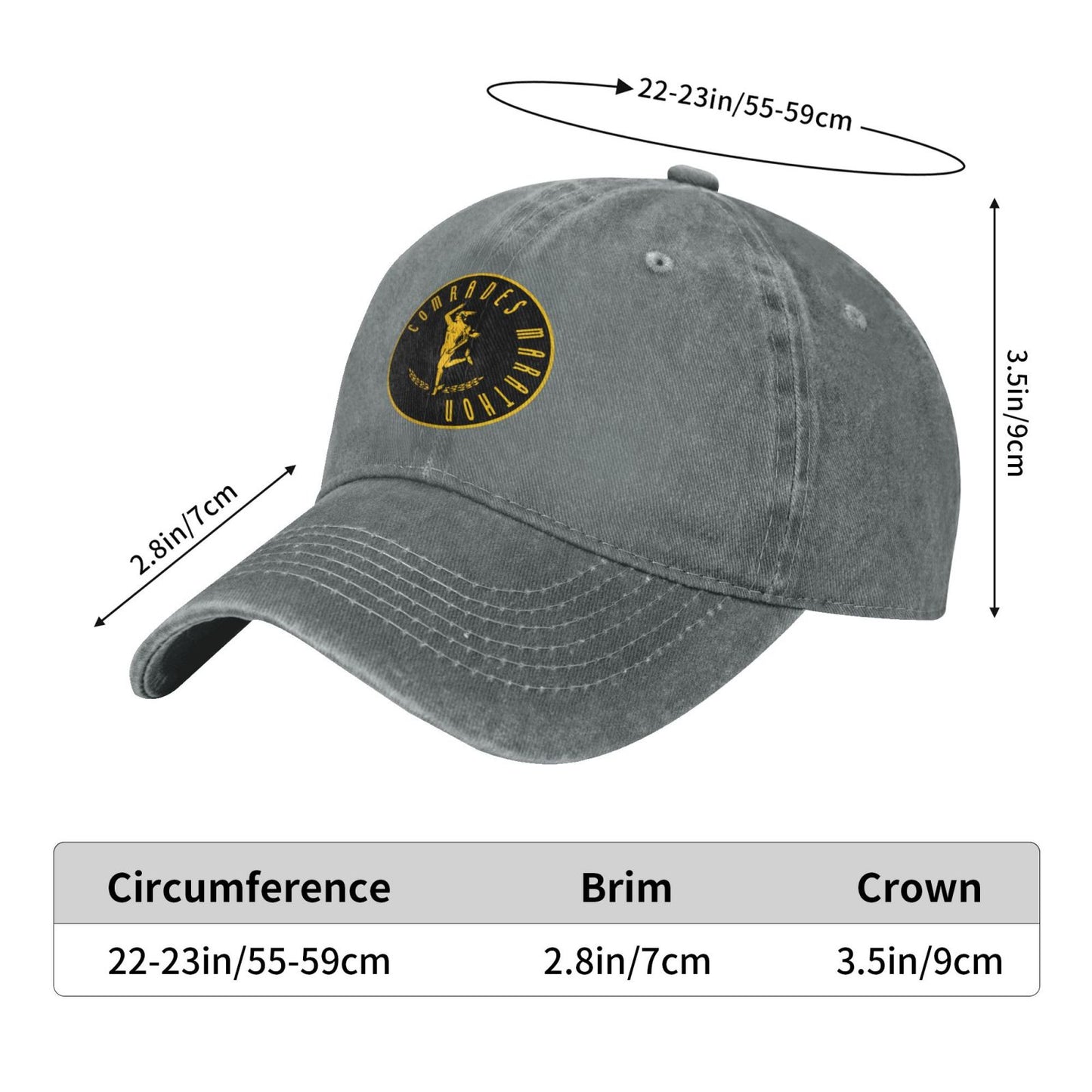 Comrades Marathon Printed unisex baseball cap adjustable cap outdoor trucker hat veterans Gifts
