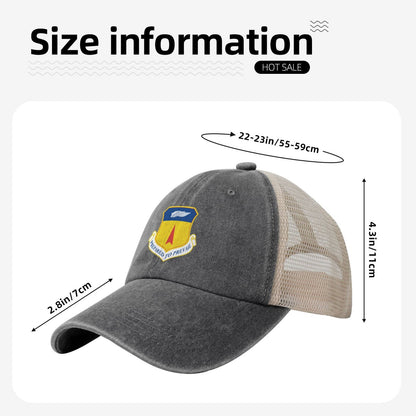 36th Wing Printed unisex baseball cap adjustable grid baseball cap veteran gift