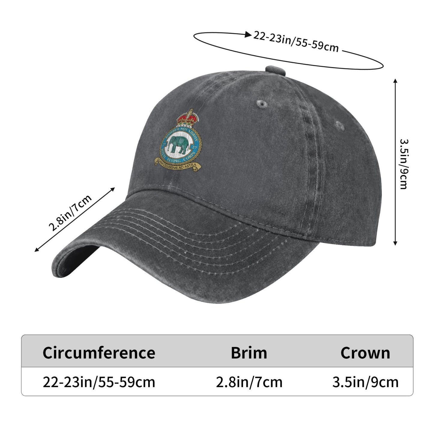 27 Bomber Squadron Printed unisex baseball cap adjustable cap outdoor trucker hat veterans Gifts