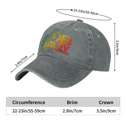 Bob Marley One Love Experience Printed unisex baseball cap outdoor hats adjustable cap trucker gift hat