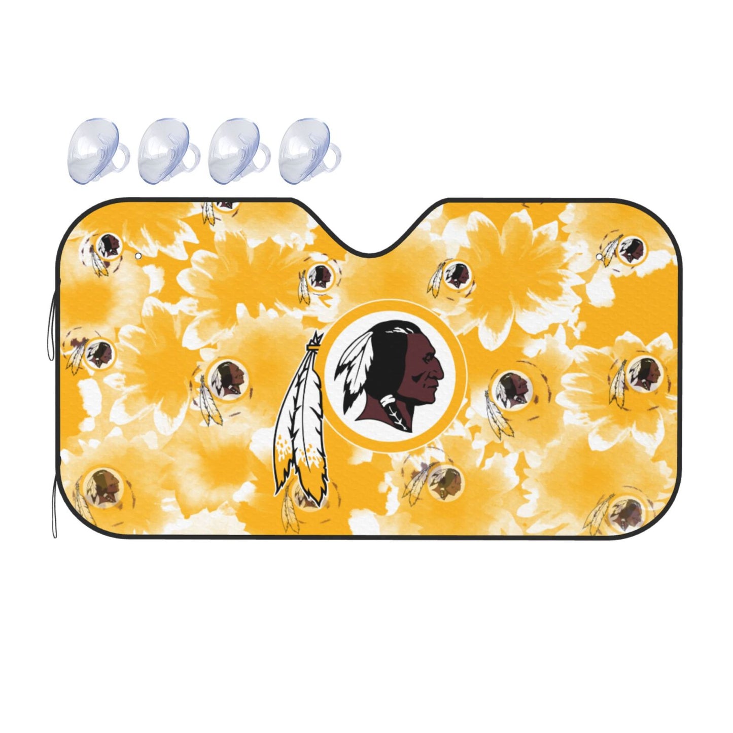 Washington redskins logo Car front glass sunshade sun protection sunshade