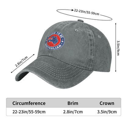 Proud To Be Australian Printed unisex baseball cap adjustable cap outdoor sun hats trucker hat