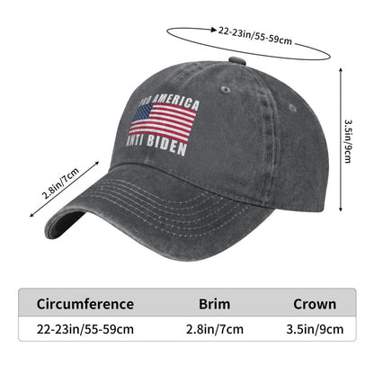 Pro America Anti Biden Printed unisex baseball cap adjustable cap outdoor sun hats trucker hat