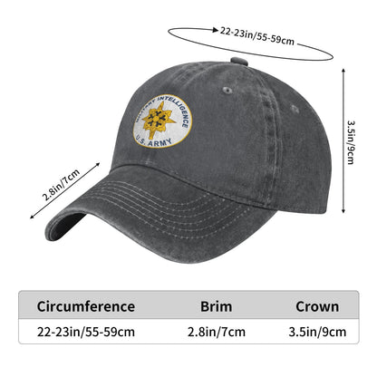 Military Inrelligence Printed unisex baseball cap outdoor hats adjustable cap trucker gift hat