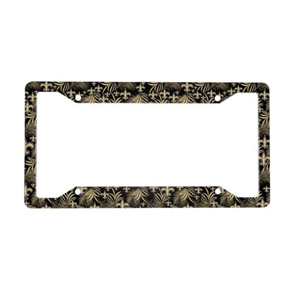 New Orleans Saints Print Car license plate frame four hole license plate holder (one pair)