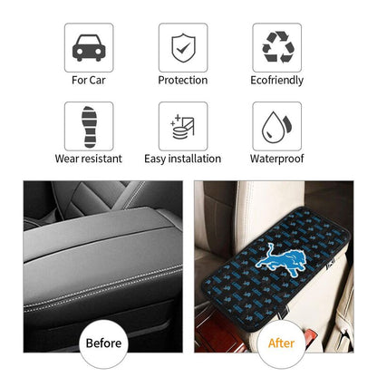 Detroit Lions printed Car handrail cushion Personalized car armrest cover