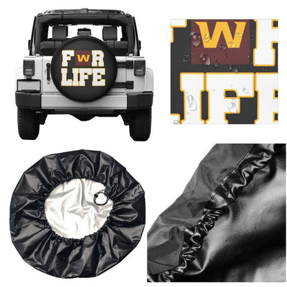 Washington Redskins Printing tire protection cover car spare tire dust protection cover