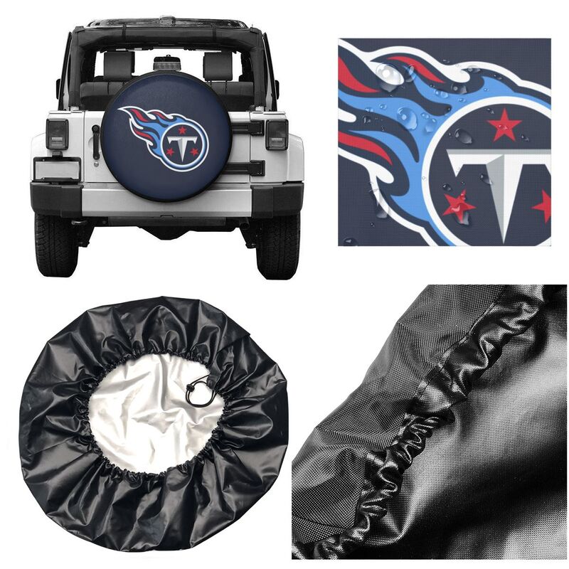 Tennessee Titans Printed tire protection cover car spare tire dust protection cover