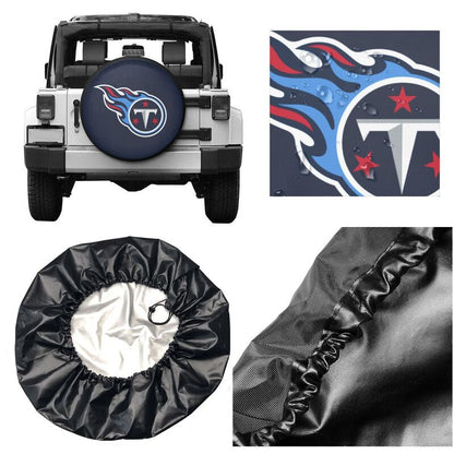 Tennessee Titans Printed tire protection cover car spare tire dust protection cover