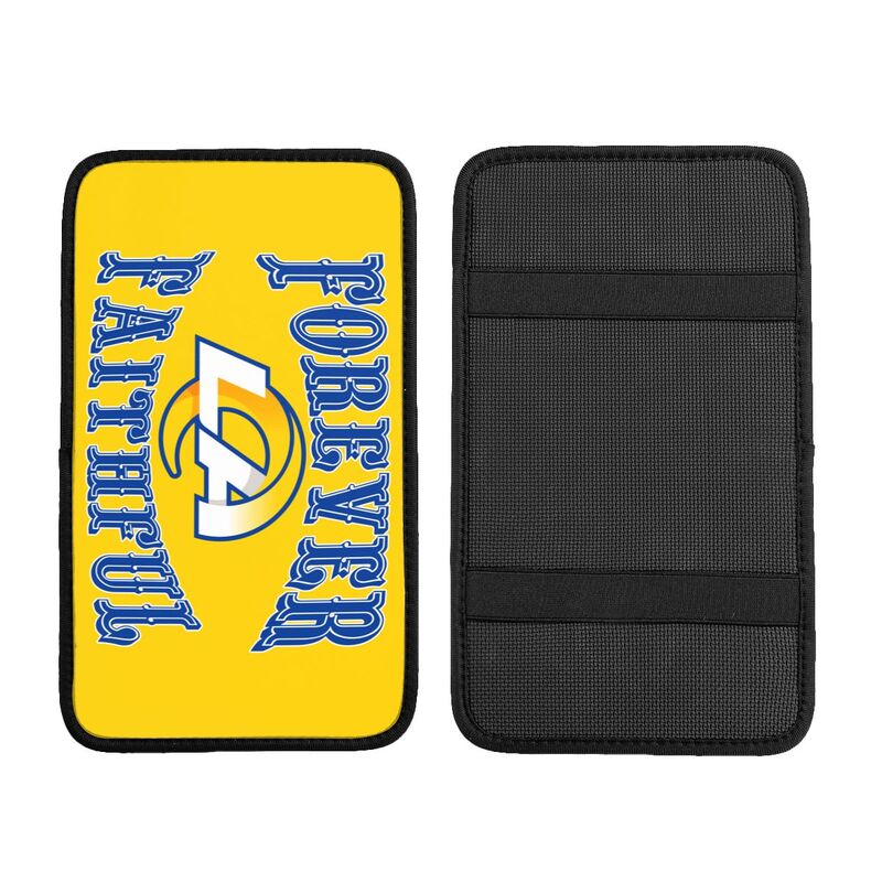 Los Angeles Rams Print car armrest box cover armrest protective cover