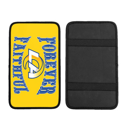 Los Angeles Rams Print car armrest box cover armrest protective cover
