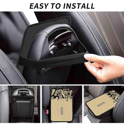 New Orleans Saints print Car center console armrest pad car armrest protective cover