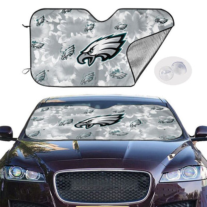 Philadelphia Eagles Printed multi size car front windshield sunshade car windshield sunshade