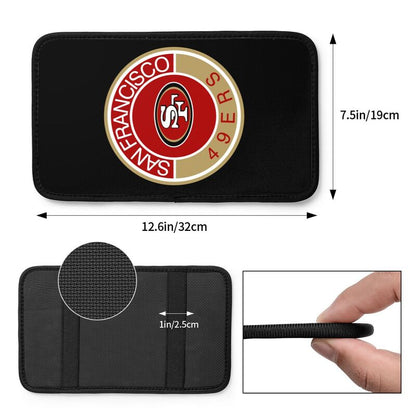 San Francisco 49ers print car armrest protective cover Car center console armrest pad
