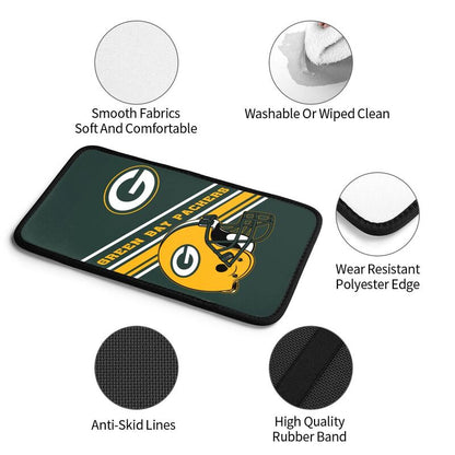 Green Bay Packers Print armrest protective cover car armrest box cushion