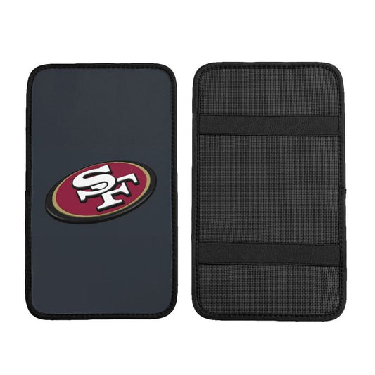 Car armrest box pad San Francisco 49ers 2 Printed central armrest box pad protective pad