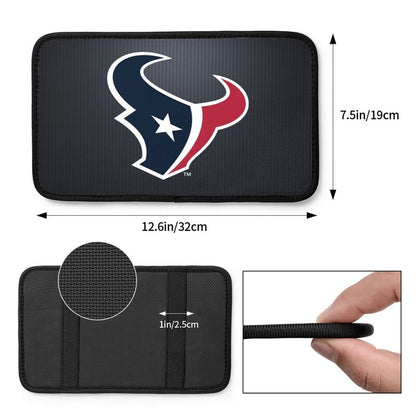 Car armrest box pad Houston Texans4 Printed central armrest box pad anti slip pad