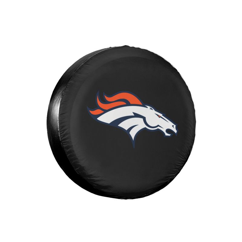 Denver Broncos 2 Car tire protection cover spare tire waterproof and dustproof cover