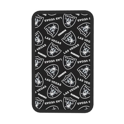 Car armrest box pad Las Vegas Raiders4 Printed central armrest box pad anti slip pad