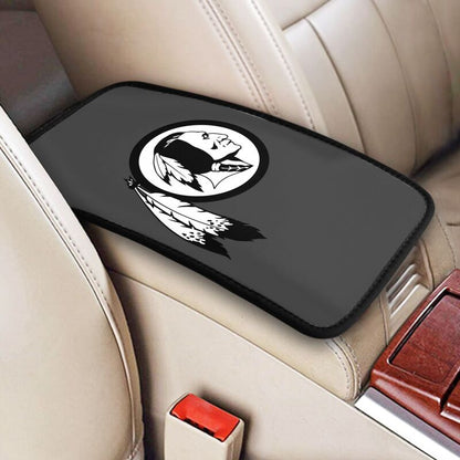 Car armrest box pad Washington Commanders 4 Printed central armrest box pad protective pad