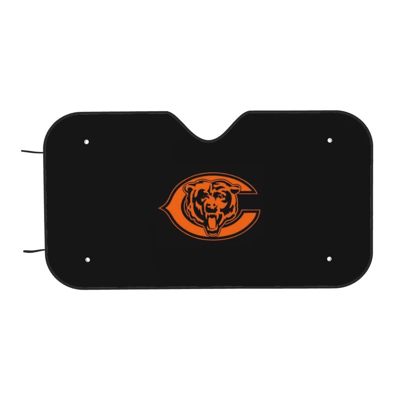 Chicago Bears 3 Print suitable for front Car windshield sunshades Car windshield sunshades