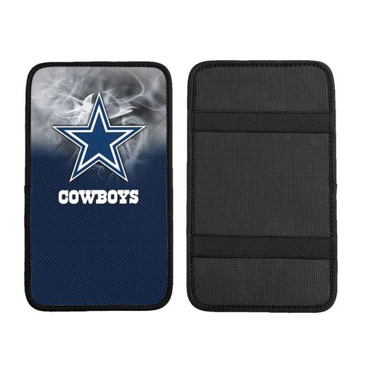 Car armrest box pad Dallas Cowboys3 Printed central armrest box pad anti slip pad